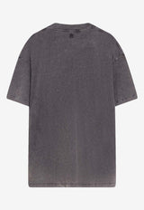 Represent Logo-Printed Crewneck T-shirt INM474247_VINTAGE GREY_41114708