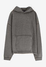 Represent Logo-Printed Hooded Sweatshirt MLM10043704_STAINED BLACK_41114694