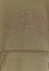 Represent Logo-Printed Hooded Sweatshirt MLM10043759_VINTAGE KHAKI_41114662