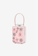 Self-Portrait All-Over Crystal Satin Crossbody Bag RS26302CPPINK_Pink_42176781