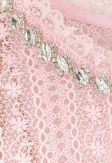 Self-Portrait Belted Lace Maxi Dress RS26172MPPINK_Pink_42176958