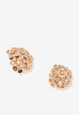 Self-Portrait Floral Brass Earrings RS26615EGDGOLD_Golden_42176749