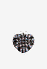 Self-Portrait Crystal Heart Clutch Bag RS26307AMUMULTI COLOURED_MULTI COLOURED_42176941