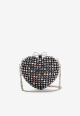 Self-Portrait Crystal Heart Clutch Bag RS26307AMUMULTI COLOURED_MULTI COLOURED_42176941