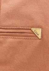 Chloé Wide-Leg Logo Pants Orange CH26SPA7604126S_Nougat_41114736