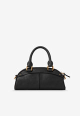 Chloé Small Bowling Leather Crossbody Bag Black CH26SS956Q86001_Black_41114666