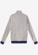 Kiton Ciro Paone Printed Zip-Up Bomber Jacket Multicolor UBLM03K0741H83_Red_42176942