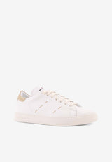 Kiton Ciro Paone Leather Low-Top Sneakers White USSA421N0141101WHITE DESERT_White_42176920