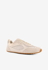 Tory Burch Field Suede and Mesh Low-Top Sneakers Beige 176839250_LIGHT CREAM_40005150