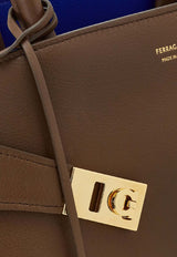 Ferragamo Mini Hug Crossbody Bag Brown 215975781703CLAY_CLAY_40472273