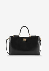 Dolce & Gabbana Vittoria Calfskin Top Handle Bag Black BB7896AZ00080999_Black_40005373