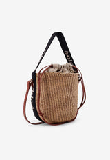 Chloé Small Woody Basket Bag Beige CHC23AS381L18915_Black - Beige 1_41114729