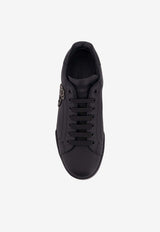 Dolce & Gabbana Portofino Leather Low-Top Sneakers Black CS2330A014180999_Black_40005222