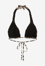 Dolce & Gabbana Leopard Print Halterneck Bikini Top Beige O1A01JONO11HY13M_LEONEW_40005286
