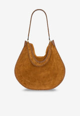 Isabel Marant Oskan Suede Hobo Bag Brown PP0321FAC1C03M50CO_Brandy_41973296