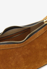 Isabel Marant Oskan Moon Suede Shoulder Bag Brown PP0003FBB3C07M50CO_Brandy_41973200