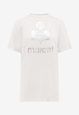 Isabel Marant Etoile Zewel Logo T-shirt Black TS0001FBA1N10E20WH_Black_41973116