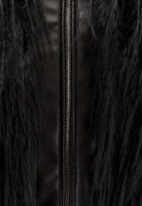 Hugo Boss Cecool Faux Leather Feathered Jacket Black 50548357001_Black_30893634