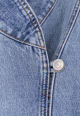 Isabel Marant Dolie Washed Denim Jacket Blue VE0614FAD1H02I30LU_Blue_41973263