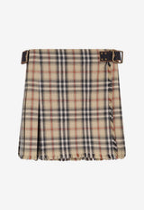 Burberry Checked Wrap Skirt Beige 8118152B9368_SAND IP CHECK_40017611