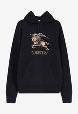Burberry EKD Checked Patch Hooded Sweatshirt Black 8119021A1189_Black_40017715