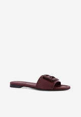 Fendi Baguette Leather Flat Sandals Bordeaux 8R8136AQY2F1TZ9_BORDEAUX BORDEA BORD_42821605