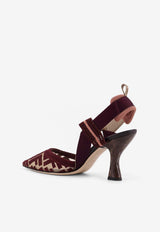 Fendi Colibri 55 Monogram Slingback Pumps Plum 8J8875AWCXF1V8U_NUDO PLUM_42821567