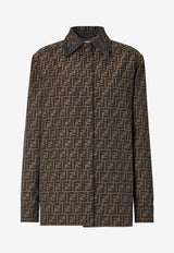 Fendi Monogram Buttoned Jacket Brown FJ7564A5W3F118W_Tobacco_42821611