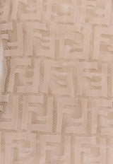 Fendi FF Jacquard High-Neck Top Beige FS9763AW8KF1UKB_MOU 26_41974891