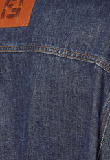 Fendi Denim Buttoned Jacket Blue FLF677AW82F1UKI_BLUEBERRY-26_42821652