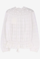 Isabel Marant Etoile Polly Embroidered Blouse White HT0767FAD1J05E20WH_White_41973215