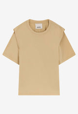 Isabel Marant Zelitos Basic Crewneck Top Yellow TS0041FAA1N41I10DW_Dusky Yellow_41973227