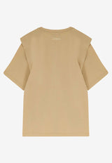 Isabel Marant Zelitos Basic Crewneck Top Yellow TS0041FAA1N41I10DW_Dusky Yellow_41973227