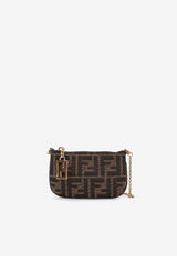 Fendi Mini FF Jacquard Crossbody Bag Brown 8M0535A98PF1GL7_T.MORO+R.EBANO+OS_42823236
