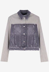Stella McCartney Buttoned Denim Jacket 6D02063SQH441196_Grey_40005218
