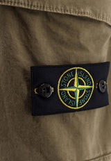 Stone Island Logo-Patched Cargo Shorts L1S15L100018S0004V015G_Military Green_43233372