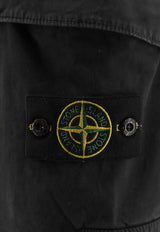 Stone Island Logo-Patched Cargo Shorts L1S15L100018S0004V0129_Black_43233368