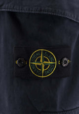 Stone Island Logo-Patched Cargo Shorts L1S15L100018S0004V0120_Blue_43233363
