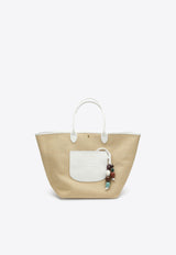 Longchamp Large Le Pliage Basket Tote Bag White 10308HGY/R_LONG-007