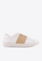 Valentino Open Leather Low-Top Sneakers White 8Y2S0830BLUDAH_BIANCO BEIGE_42176792