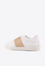 Valentino Open Leather Low-Top Sneakers White 8Y2S0830BLUDAH_BIANCO BEIGE_42176792