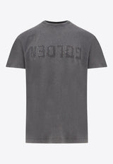 Golden Goose DB Perforated Logo Faded T-shirt Gray GMP01220P00067160318_Grey_38332522