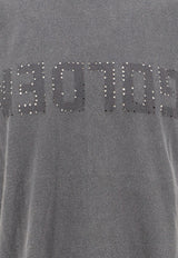 Golden Goose DB Perforated Logo Faded T-shirt Gray GMP01220P00067160318_Grey_38332522