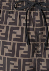Fendi FF Monogram Swim Shorts Brown FXB077A79FF13IZ_TABACCO/MORO_29852660