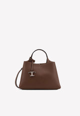 Tod's T-Timeless Leather Top Handle Bag Brown XBWAPAEL000QRI4L64_Brown_44130087