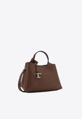 Tod's T-Timeless Leather Top Handle Bag Brown XBWAPAEL000QRI4L64_Brown_44130087