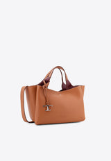 Tod's Mini T-Timeless Leather Shoulder Bag Brown XBWAPAFL100QRI9P13_Brown_44130055