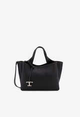 Tod's Mini T-Timeless Leather Shoulder Bag Black XBWAPAFL100QRIB999_Black_44130001