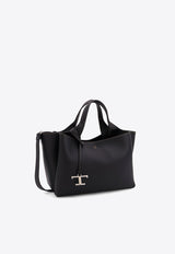 Tod's Mini T-Timeless Leather Shoulder Bag Black XBWAPAFL100QRIB999_Black_44130001