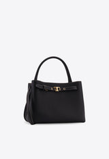 Tod's Small Soft Calfskin Shoulder Bag Black XBWTIMJ0100WKAB999_Black_44130017